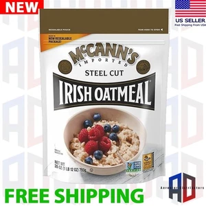 Avena irlandesa McCann's, avena tradicional cortada en acero, 28 28 onzas (paquete de 1)  - Imagen 1 de 15