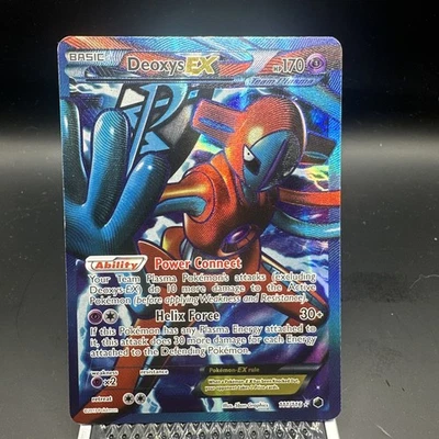 Deoxys EX (Team Plasma) (Full Art) 111/116 Plasma Freeze Holo - Image 1 of 4