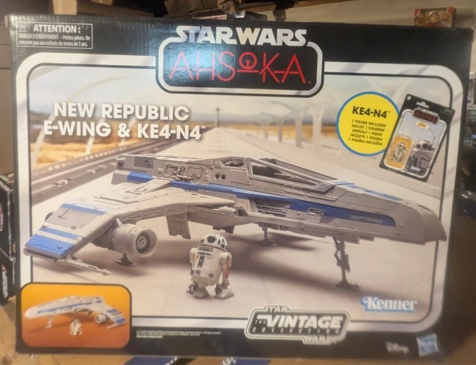STAR WARS AHSOKA: The Vintage Collection - NUEVA REPÚBLICA E-Wing SOLO ***SIN DROIDE* Foto 1 de 1