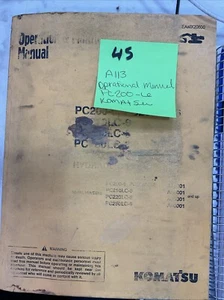 Komatsu operational manual - Picture 1 of 4