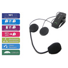 KIT audio casco BICI MOTO universale INTERFONO Bluetooth NFC MP3 1KM TOP qualità