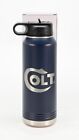 Colt Firearms Serpentine Logo 32oz Navy Blue Water Bottle. Python. Brand New