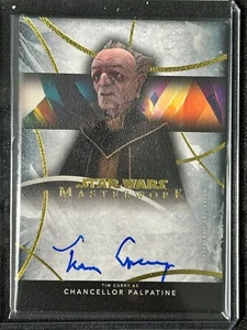 2024 Topps Star Wars Masterworks Chancellor Palpatine Auto Tim Curry /25 - Picture 1 of 1