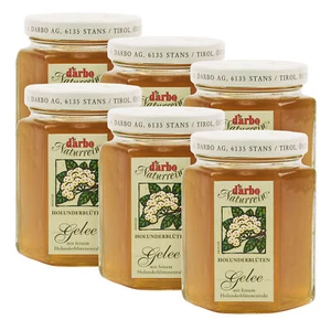 Food-United Holunder-Blüten-Gelee Brotaufstrich DARBO GELEE Naturrein 6x 200g - Bild 1 von 4
