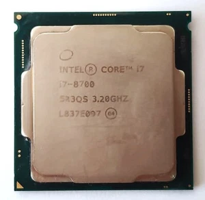 Intel Core i7 8700 3.20GHz 12MB LGA1151 CPU/Processor 6 Cores TESTED - Picture 1 of 2