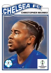 TOPPS UCC LIVING UEFA CHAMPION LEAGUE CARD CHELSEA FC CHRISTOPHER NKUNKU #747 - Foto 1 di 1