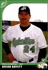 2007 Clinton Lumberkings Grandstand #7 Brian Dayett Coach Baseball Card