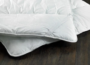D&P CO 100% Cotton Cover LUXURY MATTRESS TOPPER Anti-Allergy 500gsm Fill UK MADE - Picture 1 of 4