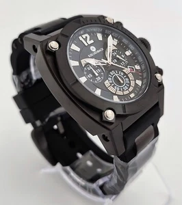 Reichenbach wristwatch with analog display, chronograph RB115-622 Schwartz - Picture 1 of 7