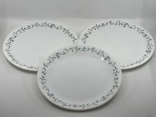 CORELLE PLATES CORNING COUNTRY COTTAGE 10 1/4" DINNER PLATES SET OF 3