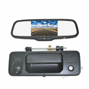 Tailgate Reverse Camera & Rear View Mirror Monitor for Toyota Tundra (2014-2018) - Picture 1 of 9
