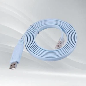 Cable adaptador de consola USB a RS232 serie a RJ45 CAT5 para router Cisco CH340 - Imagen 1 de 4