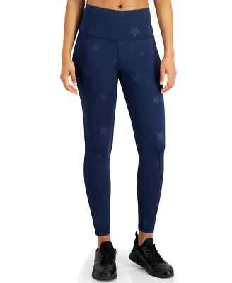 Leggings para mujer Ideology azul marino estrella cintura alta longitud 7/8 talla S precio de venta sugerido por el fabricante $40 Foto 1 de 2