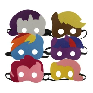 JDProvisions 12 Pieces Superheroes Party Character Felt Fun Cosplay Masks Plus - Picture 1 of 7