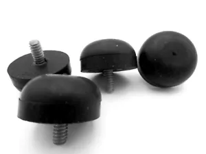 Parachoques de perno de goma roscado 10-24 3/8"" de largo perno 1"" almohadilla OD 1/2"" almohadilla alta - Imagen 1 de 12
