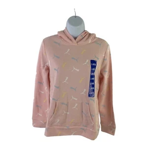 PUMA Youth French Terry Hoodie Long Sleeve Unisex - Picture 1 of 6