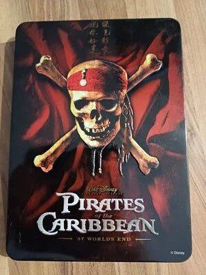 Walt Disney Pirates of The Caribbean At World's End Johnny Depp Tin case 2-discs - Image 1 of 4