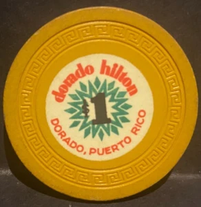 Puerto Rico, Dorado Hilton, Casino Chip, 1,00 $ - Bild 1 von 2