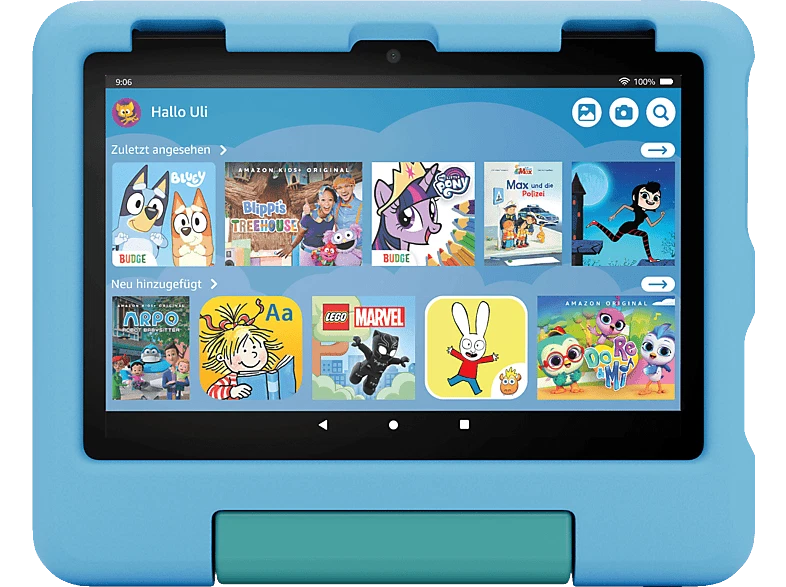 AMAZON Fire HD 8 Kids, Kinder Tablet, 32 GB, 8 Zoll, Blue - Bild 1 von 1