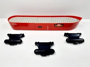 LEGO Vintage Classic 4025 Fire Boat Red Ship Hulls With Black Weights - Picture 1 of 10