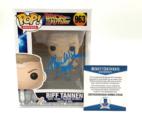 TOM WILSON BACK TO THE FUTURE SIGNED FUNKO POP AUTOGRAPH BECKETT BAS COA 13 Cover
