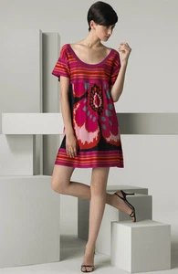 100% authentic M Missoni Splash Floral Jersey Dress sz 42 / 6 - Picture 1 of 2