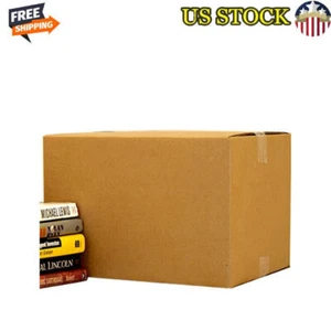 16 X 10 X 10 in 15 Small Moving Boxes Cardboard Storage Packing Supply Flatwise - Picture 1 of 7