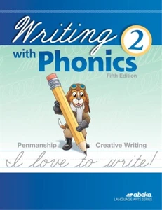 Abeka Writing with Phonics 2 Penmanship Creative Writing New Unused - Picture 1 of 5