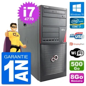 PC tour Fujitsu Celsius W530 Intel i7-4770 RAM 8Go Scheibe 500Go Windows 10 Wifi - Bild 1 von 7