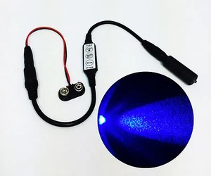 Micro Effects Blue LED Light & Control Strobe Flash Blink 9 Volt MEL-PB1-D-9VB - Picture 1 of 3