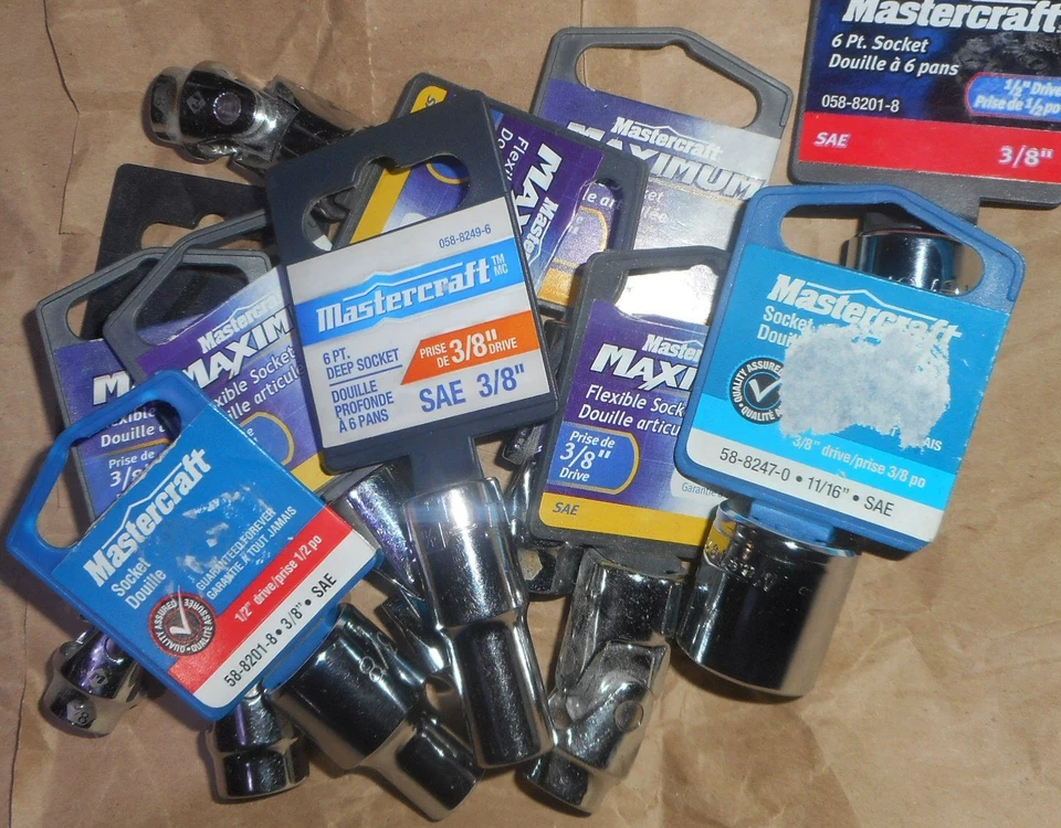 Sockets - 1/4 3/8 1/2 Drive  Mastercraft / CTA Tools - Imagem 1 de 1