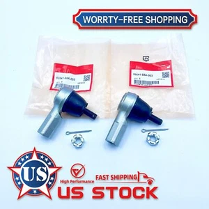 OEM Front Outer Tie Rod Set for 2001-2005 Honda Civic Acura EL 2002-2006 CR-V - Picture 1 of 6