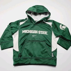 Nike Therma-Fit Michigan State Spartans Hoodie Boys 4T Center Swoosh Toddler - Picture 1 of 7