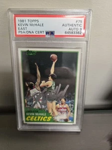 1981 Topps Kevin McHale Autograph PSA/DNA Auth/9 - Picture 1 of 2