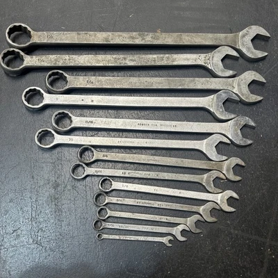 Juego de llaves combinadas vintage Cornwell Tools-13 piezas SAE  Foto 1 de 4