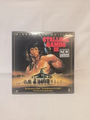 Sylvester Stallone in " Rambo III " US Erstpressung Sealed Widescreen LaserDisc  - Bild 1 von 4