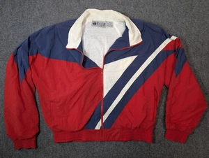 Vintage 90’s Dash Color-block Windbreaker Size M Red White Blue Jacket Pants Set - Picture 1 of 13