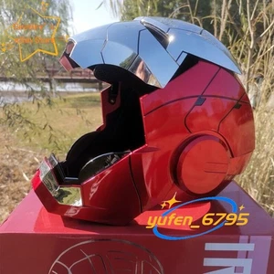 Mask Autoking Iron Man MK5 1:1 Helmet Wearable Voice Control Cosplay Gifts US - Picture 1 of 10