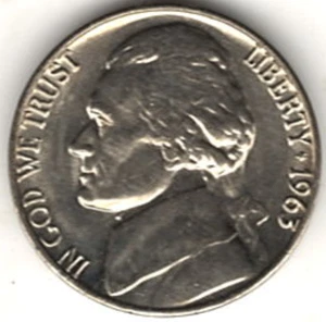 1963 Jefferson nickel  BU condition : ~ PLEASE SEE THE SCAN   stk 0 - Picture 1 of 4
