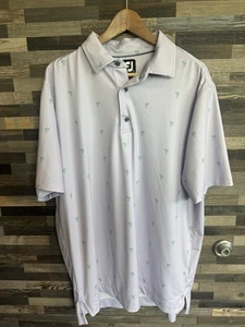 FootJoy Polo Shirt Mens Large Cactus Stretch - Picture 1 of 7