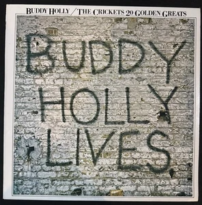 Buddy Holly & The Crickets - 20 Golden Greats Buddy Holly Lives 1978 LP Vinyl - Picture 1 of 3