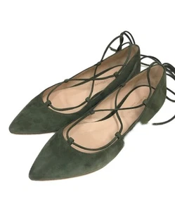 Gianvito Rossi/ Ankle Strap Ballet Olive Size:US5.5 - Picture 1 of 4