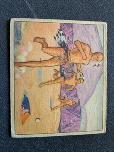 Tarjeta Bowman Wild West 1949 # B-3 Race (en muy buen estado) - Imagen 1 de 3