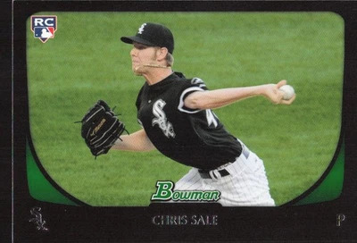 Tarjeta Bowman Chris Sale RC #220 2011 novato - ¡Cantidad! Foto 1 de 2
