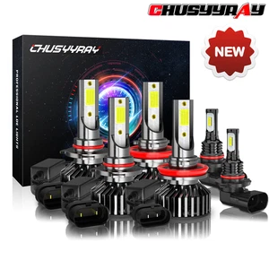 FIT 2011-2017 RAM 1500 2500 3500 6x LED Combo Headlight Kit Hi/Lo Beam+Fog Bulbs - Foto 1 di 13