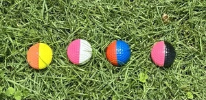 Ping 2 Color Golf Balls (four) Including Rare Pink/Black - Picture 1 of 3