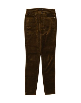 Pantalones informales ajustados para mujer MASSIMO DUTTI UE 38 pequeños W28 L30 marrón AD08 Foto 1 de 4