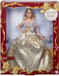 Barbie blond HAPPY HOLIDAY Frohe Weihnachten 2025 Mattel - Bild 1 von 4