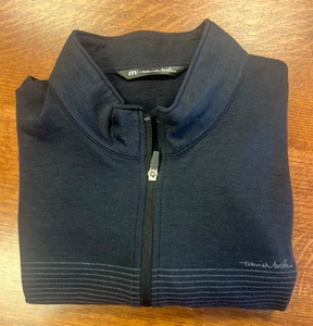 Travis Mathew Men's Half Zip Sweater Large Gray - Picture 1 of 3