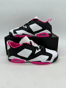 Air Jordan 6 Retro Low GS Women's size 8 Youth 6.5 Fierce Pink Shoes 768878 061 - Picture 1 of 6